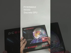 PCWINMAX Radeon RX 550 4GB GDDR5 ITX Computer PC Gaming Video Graphics Card GPU 128-Bit