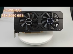PCWINMAX RTX2060 Mining Graphics Cards 6GB 192 Bit GDDR6 Dual Fan 8 Pin For PC