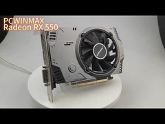PCWINMAX Radeon RX 550 4GB DDR5 128-Bit Graphics Card – HD DP DVI Output for Smooth Performance