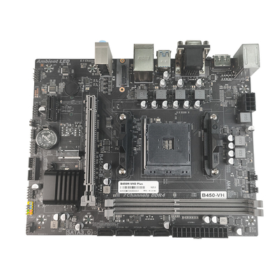 PCWINMAX B450M AM4 MicroATX DDR4 M.2 B450 Chipset VGA HD DP Motherboard For Desktop