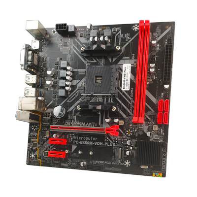 PCWINMAX B450M Plus Socket AM4 Motherboard Micro ATX DDR4 M.2 HD VGA Output B450 Chipset Mainboard