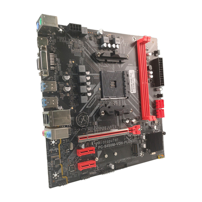PCWINMAX B450M Plus Socket AM4 Motherboard Micro ATX DDR4 M.2 HD VGA Output B450 Chipset Mainboard