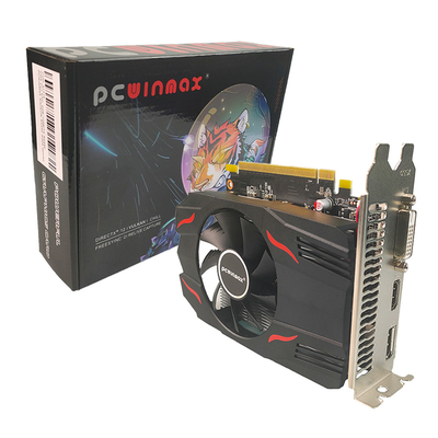 PCWINMAX Radeon RX 550 2GB GDDR5 128 Bit Gaming GPU HD DP DVI Output Graphics Card For Desktop PCI-E