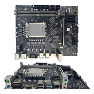 PCWINMAX H610 DDR4 Motherboard LGA 1700 DDR5 PCIe 4 SATA 6Gb/s M.2 Slot Micro ATX Mainboard Support 12th 13th 14th CPU