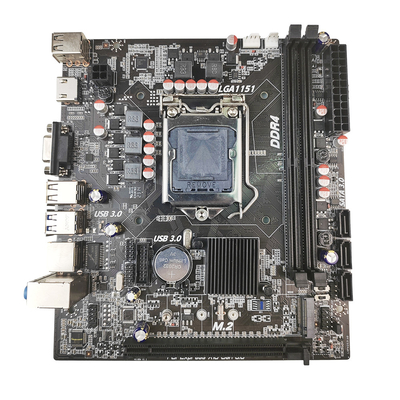 PCWINMAX H110 Desktop Motherboard DDR4 LGA 1151 Micro ATX H110 Mainboard for 6th 7th Gen i3 i5 i7