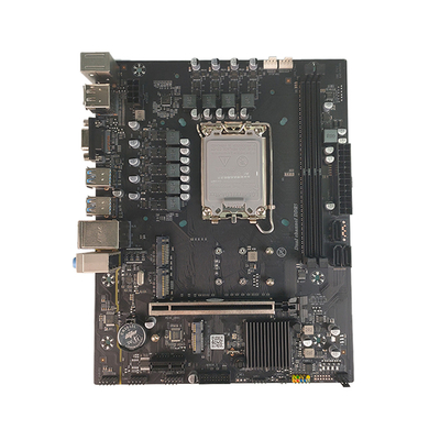 PCWINMAX B760 LGA1700 DDR4 VGA/HD/DP Output mATX Motherboard Supports 12th/13th/14th Gen i3 i5 i7 Intel Processors