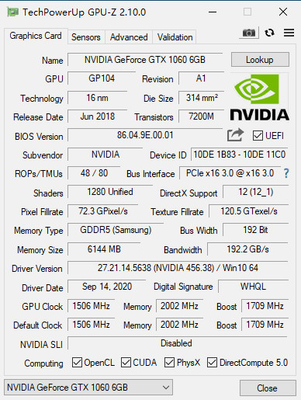 PCWINMAX GTX 1060 6GB GDDR5 Dual Fan Desktop PC Graphics Card HD DVI DP Output Video Card Support OEM ODM