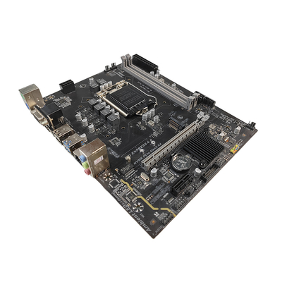 PCWINMAX H510-Plus LGA 1200 Micro-ATX DDR4 Single M.2 VGA HD DP Output PCIe 4.0 Motherboard Support 10th 11th Gen i3 i5 i7 Processors