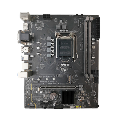 PCWINMAX H510-Plus LGA 1200 Micro-ATX DDR4 Single M.2 VGA HD DP Output PCIe 4.0 Motherboard Support 10th 11th Gen i3 i5 i7 Processors