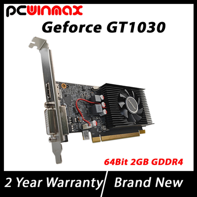 PCWINMAX Geforce GT 1030 2GB DDR4 64Bit Computer Graphics Card Low Profile HD DVI Outputs GPU