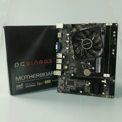 PCWINMAX HM77 Motherboard Kit with DDR3 4GB RAM i3-3110M CPU Micro ATX Mainboard Combo