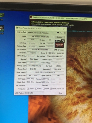 PCWINMAX OEM Radeon RX 590 2304SP 8GB GDDR5 256Bit 1440MHz PCI Express 3.0 Gaming Graphics Card