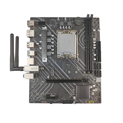 PCWINMAX H610 Wifi DDR4 Socket LGA1700 PCIe 4 SATA 6Gb/s M.2 MATX Motherboard For 12th 13th 14th Gen Intel Core I3 I5 I7