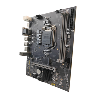 PCWINMAX H510-VH Plus Motherboard DDR4 3200MHz HD DP VGA Ports H510 Chipset LGA 1200 for 10th and 11th Gen Series Processors