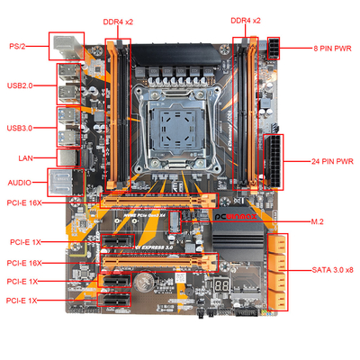 X99 Gaming Motherboard Desktop DDR3 DDR4 128GB LGA1155 1600MHz 1333MHz