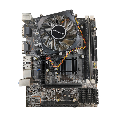 PCWINMAX Original G41 LGA775 Motherboard + 4GB DDR3 RAM + E5 CPU +Fan Mainboard Combo