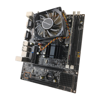PCWINMAX Original G41 LGA775 Motherboard + 4GB DDR3 RAM + E5 CPU +Fan Mainboard Combo