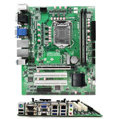 PCWINMAX Industrial H110 Motherboard LGA1151 Support 6th 9th Gen i3 i5 i7 i9 with HD VGA COM for Automation POS Kiosk, Factory Direct