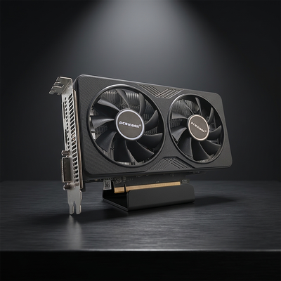PCWINMAX RX 590 2048SP 8GB GDDR5 256Bit High-Performance Gaming Graphics Card with DP/HD/DVI Output 6Pin Power for Enthusiast Desktop Builds